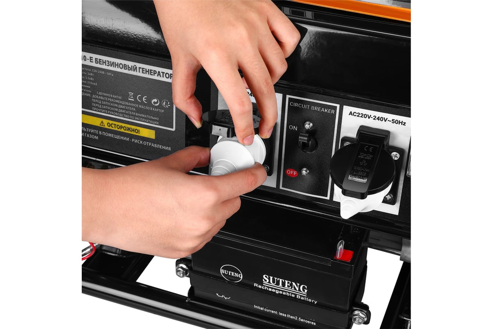 Генератор бензиновый DEKO DKEG210-E, 3,2 кВт, электростартер