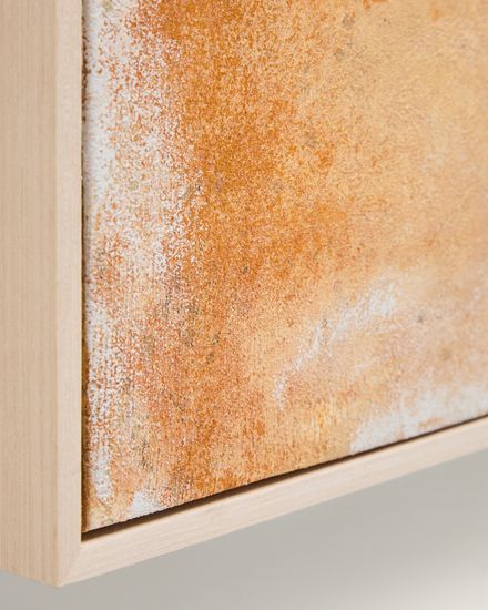 Абстрактная картина Selnar желтая 60 x 90 см