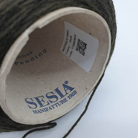 Пряжа Sesia Mistral (100% мериносовая шерсть гребенная),  (350м/100гр), хаки