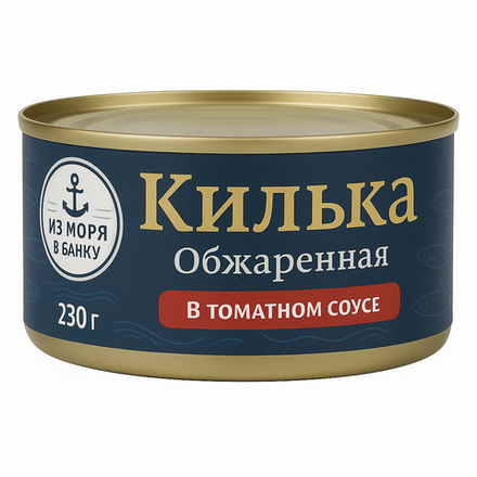 Килька в томатном соусе Из моря в банку 230 гр