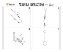 Kink Light 2208-1A,19 Настенный светильник Фирс черный Led 5W