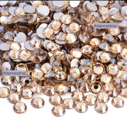 Стразы клеевые, Golden champange, P22, SS34, 288, (F2)