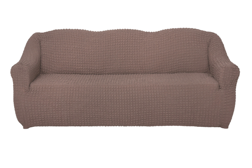 Чехол Модерн на 3-х местный диван, цвет Кофе с молоком