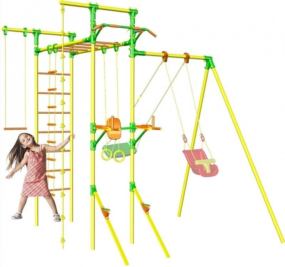 Детский спортивный комплекс с турником и брусьями Outdoor