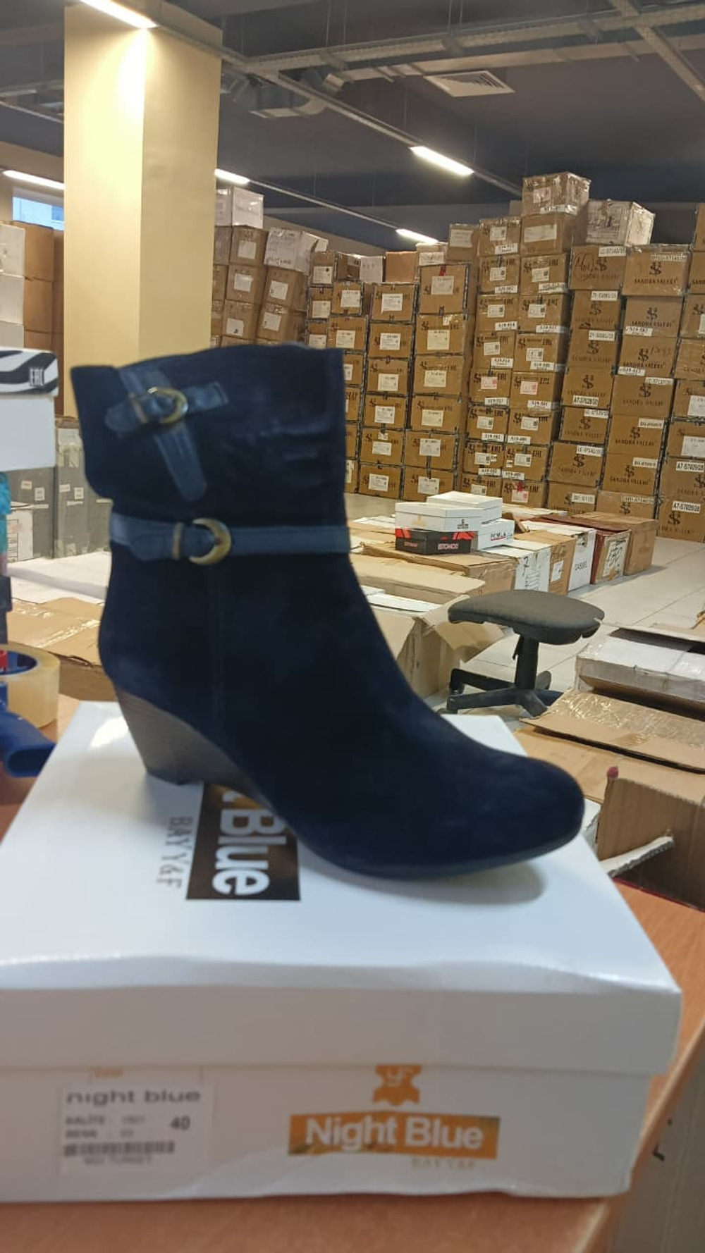 Полусапоги женские NIGHT BLUE 1601-03