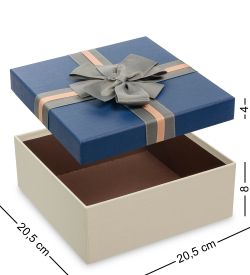 Packing Symphony WF-80-A Набор коробок из 3шт «Квадрат» цв.беж./син.