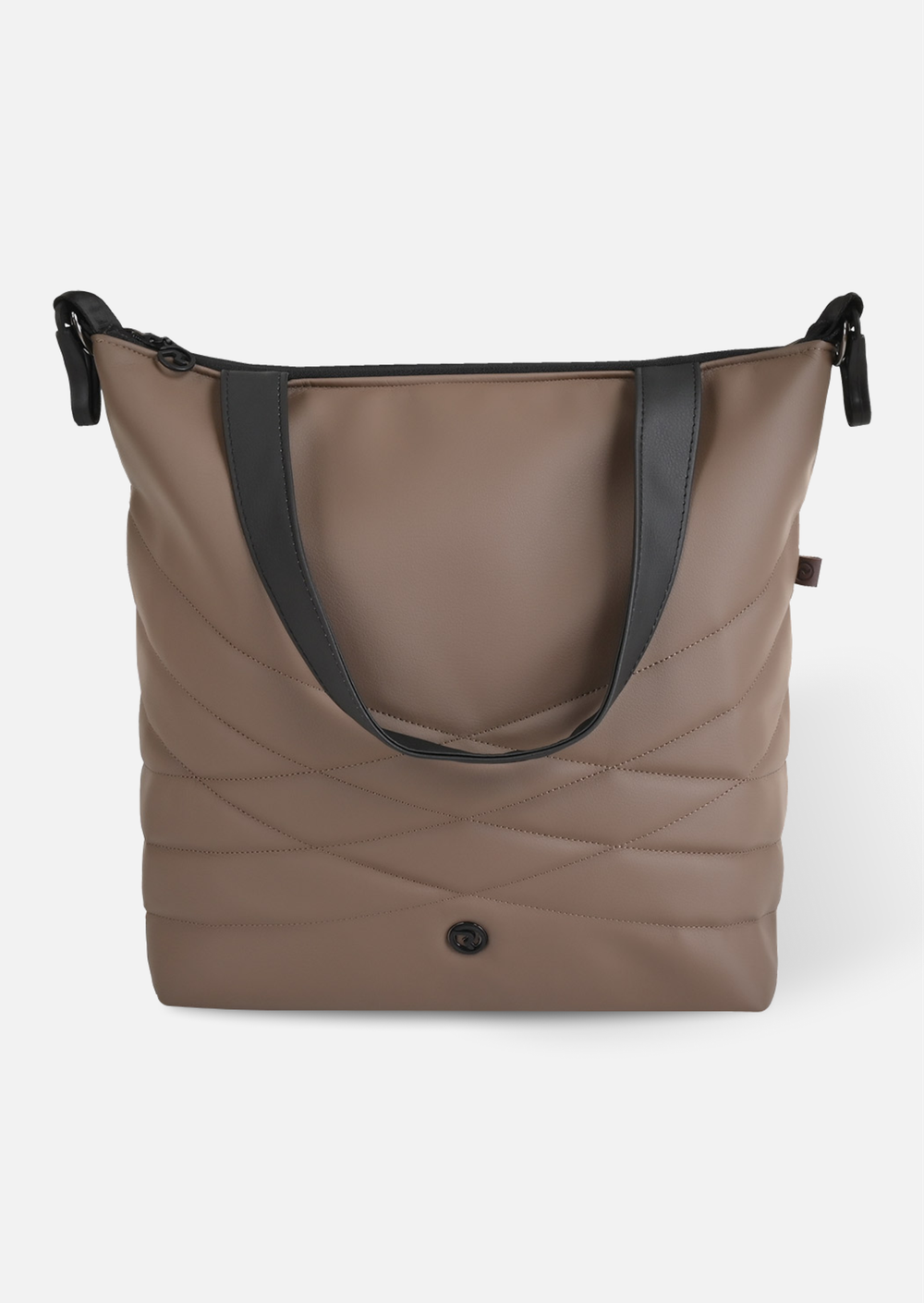 Roan Коляска 2 в 1 Sol Leather Camel Black Тем.коричневый