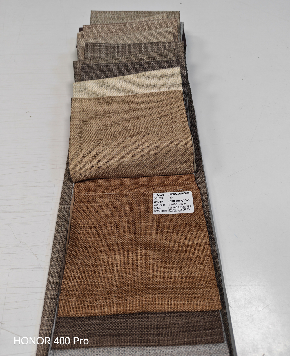 Портьерная ткань Adeko арт. Pera Dimout (высота 320 см, Турция)