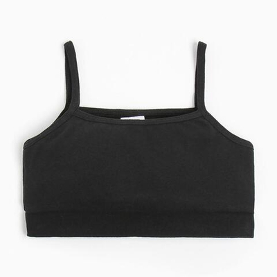 Топ для девочек р.146см. чёрный 9429125 (MINAKU)