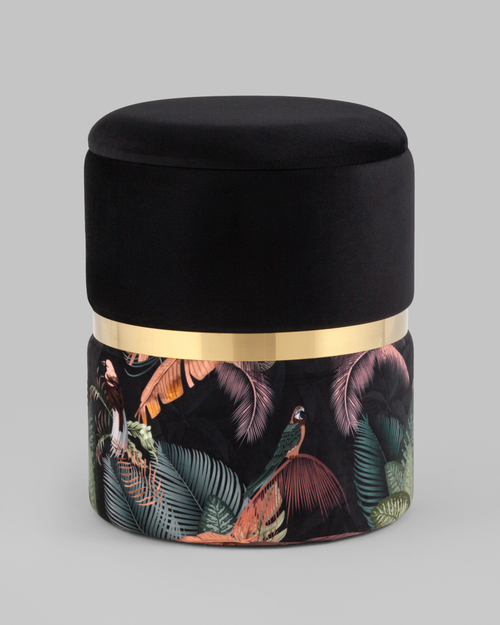 Пуф Кэрри с ящиком велюр Tropic