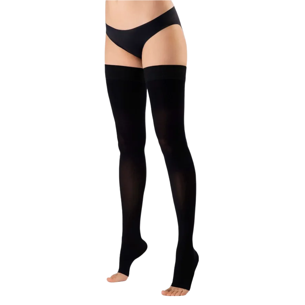 Чулки откр. черн (2)