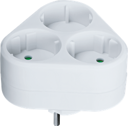 Разветвитель Navigator 94 694 NAD-S-3X-WH 3 гн. (треугольник) б/з