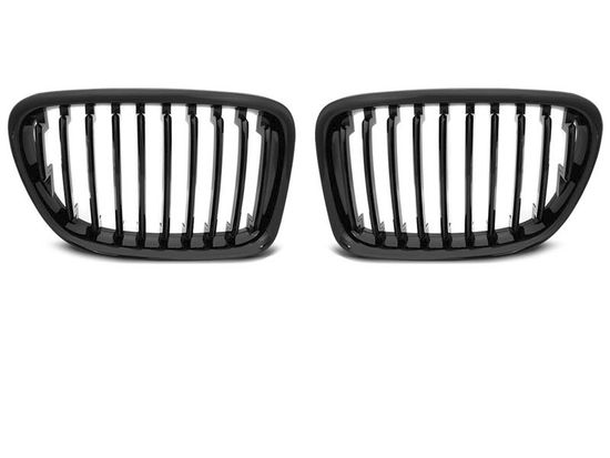 Решетка (ноздри) радиатора GLOSSY BLACK для BMW X1 E84