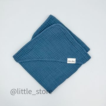 Полотенце из муслина, Синий