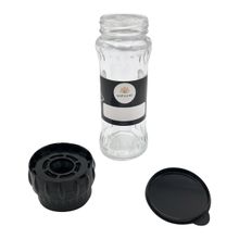 Мельница для специй Ashanti стеклянная черная, 80 г