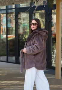 Шуба 53166-2 Фабрика Моды