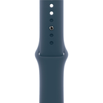 Умные часы Apple Watch SE 2 (2023) GPS, 44mm, Aluminium Case with Sport Band M/L, Silver/Storm Blue (Серебристый/синий)