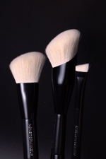 Набор многофункциональных кистей для идеального тона лица NONSTOPMAKEUP, высококачественная синтетика, 3 шт