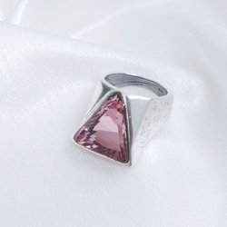 "Грой" кольцо в серебряном покрытии из коллекции "Рок-н-ролл" от Jenavi
