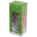 Сувенир с подсветкой «Снеговик из льда» 29*10*11 см