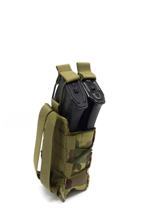 Подсумок АК-2 под магазин открытого типа,  MIMICRYA, Cordura 1000D, MULTICAM