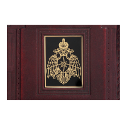 Ежедневник А5 «МЧС-1» с накладкой из стали