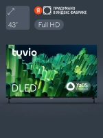 Телевизор 43" Full HD DLED YaOS, Smart TV, TD43FFBCV1