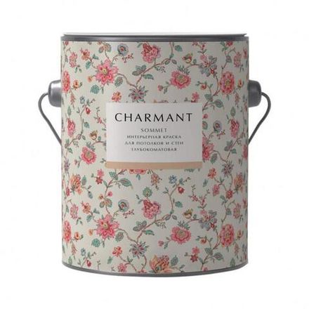 Интерьерная краска для стен и потолков Charmant Sommet база A, 9 л