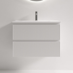 Тумба подвесная SANCOS Snob R 690х390х500, c двумя ящиками оснащенными доводчиками, Bianco, арт.SNR70/39W