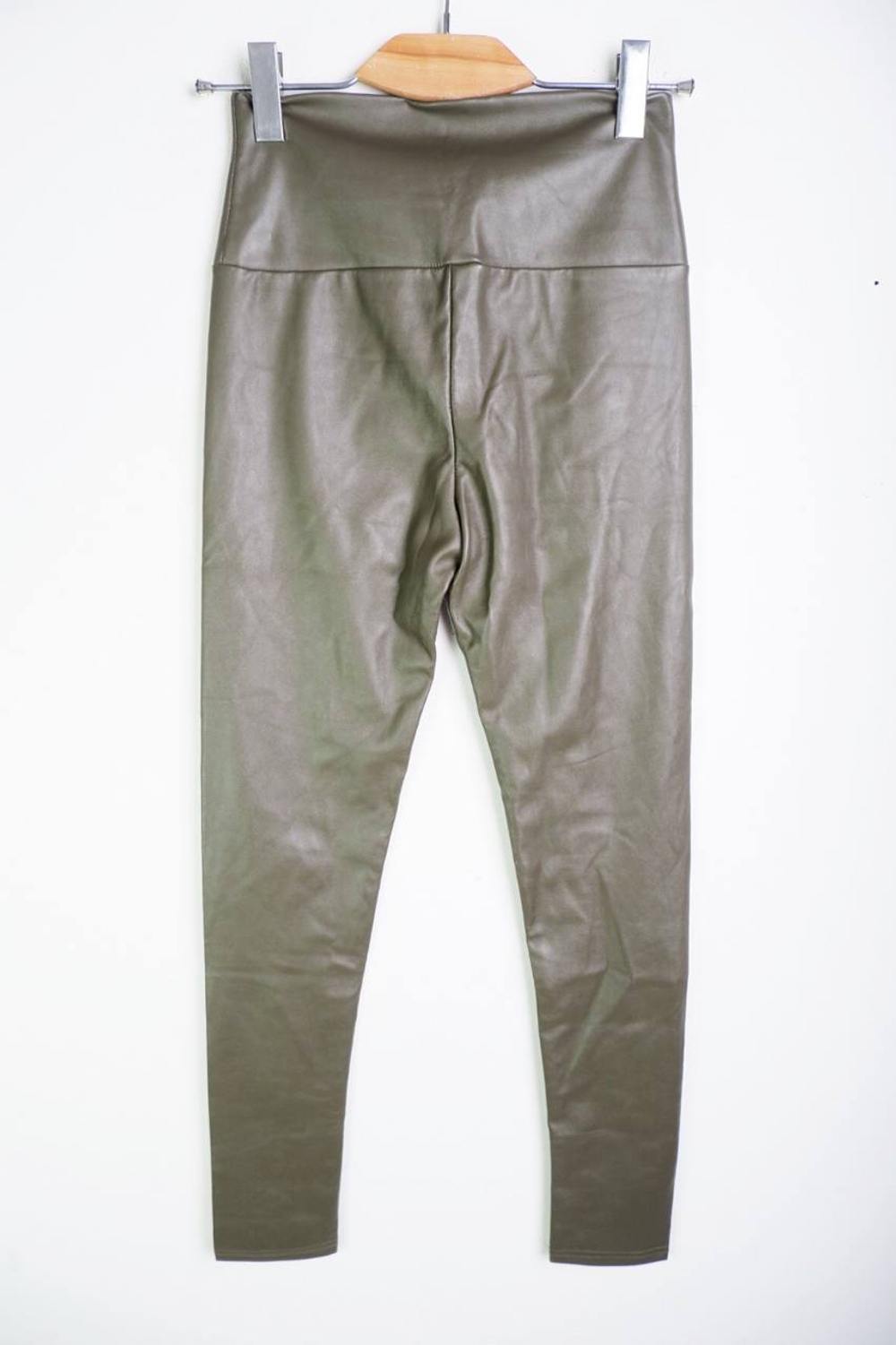 Брюки обтягивающие под кожу, маркировка М, визуально на 46 размер