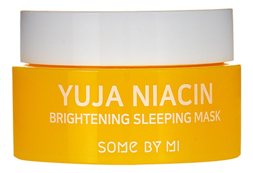 SOME BY MI Ночная маска для лица с экстрактом юдзу Yuja Niacin 30 Days Miracle Brightening Sleeping Mask, 15г