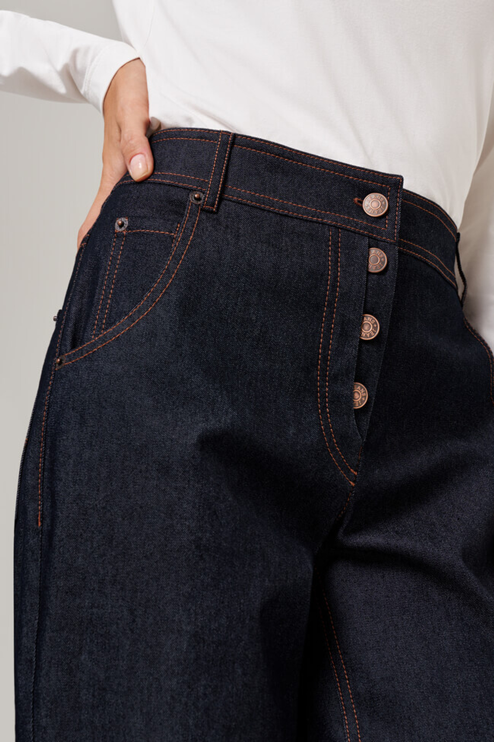 31118 Джинсы женские (индиго)