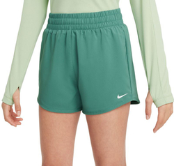 Шорты для девочки теннисные Nike Kids Dri-Fit One High-Waisted Woven Training Shorts - белый, разноцветный