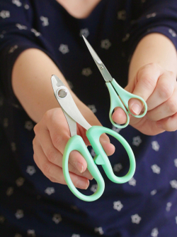 Ножницы и кусачки для флористической проволоки / Набор из двух инструментов для лепки декоративных цветов из сахарной мастики, глины, холодного фарфора