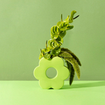 Ваза для цветов daisy, 20 см, зеленая