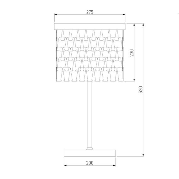 Настольная лампа Bogates Corazza 01103/4