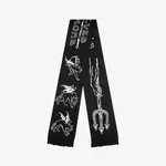 Шарф Волчок Wolves Demons черный