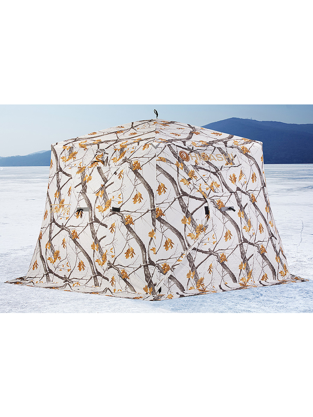 Палатка для зимней рыбалки HIGASHI Winter Camo Chum Pro