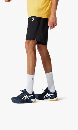 ASICS, MEN COURT 9IN SHORT, PERFOMANCE BLACK, MEN, M