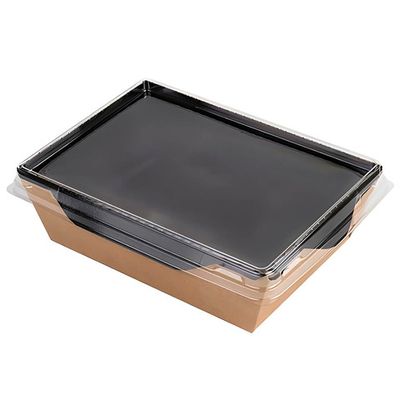 Контейнер бумажный с крышкой Old School Black 450 мл 115х83х54 мм 1/400