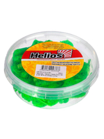 Твистер несъедобный Helios Credo Four tail 3,35"/8,5 см Phosphorus 30шт. (HS-20-041-N-30)