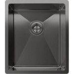 Rivelato Rinox 3844 UN PVD black Мойка нерж.сталь 1 чаша 380*440*200 мм, монтаж: универсальный, материал: нержавеющая сталь, цвет: черный