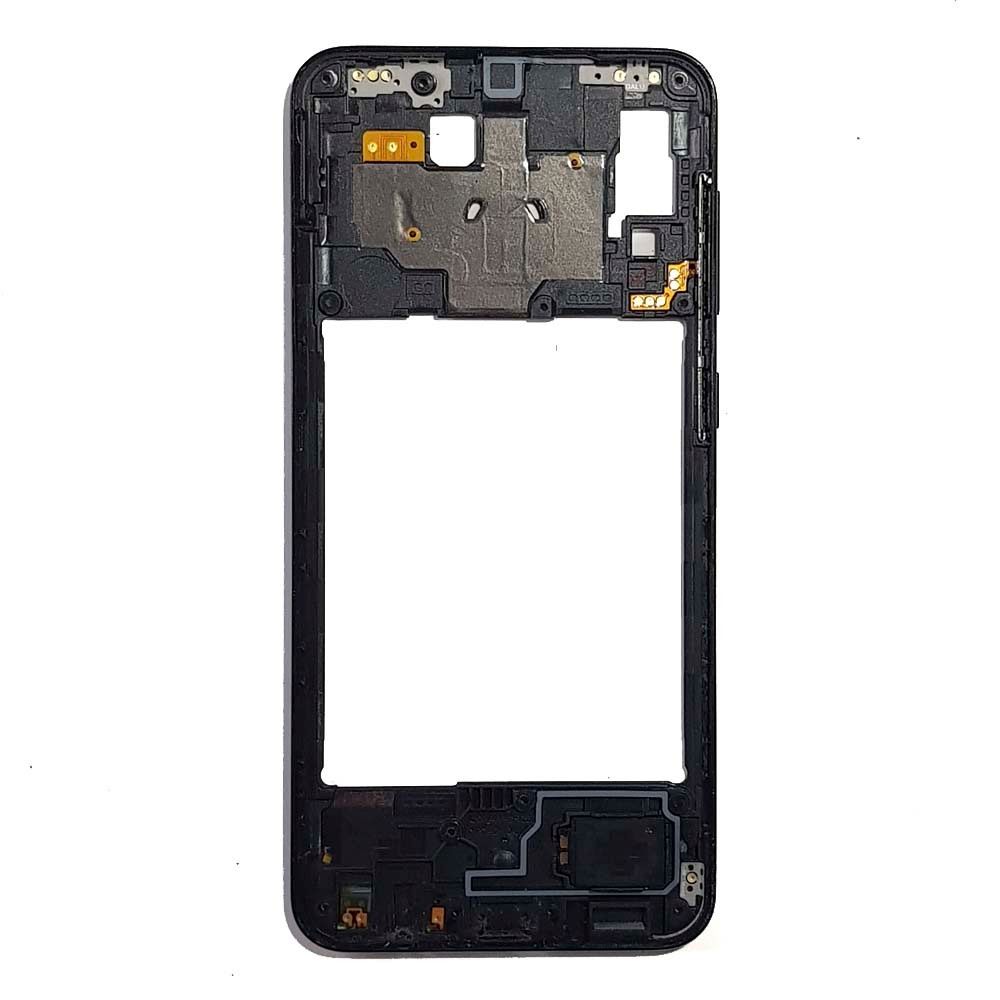 Средняя часть для телефона Samsung Galaxy A20 (SM-A205), Черная