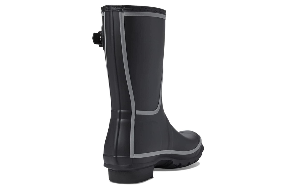 HUNTER Original Short Waterproof And Slip Resistant Comfortable Rain Boots Women"s Black