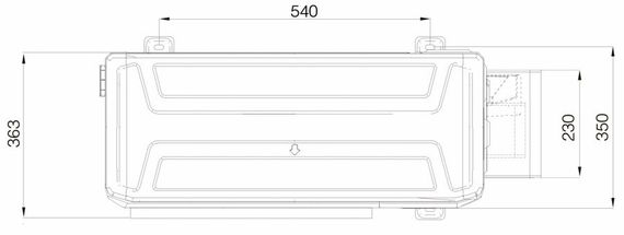 Кассетный кондиционер Excon CR-01-0712 — (3)