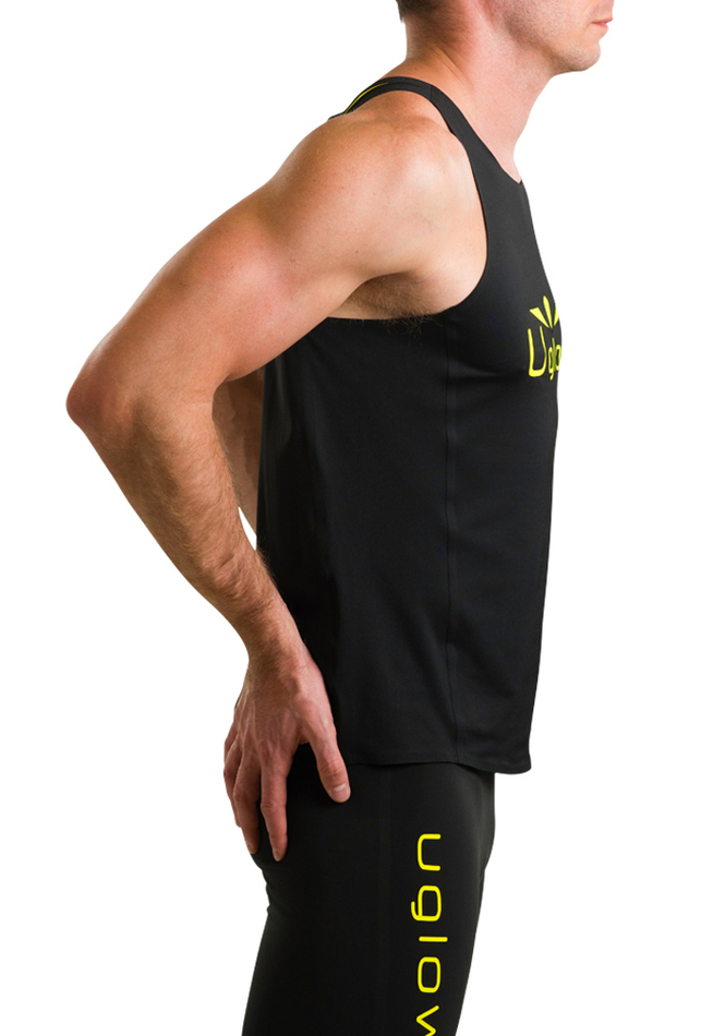 МАЙКА МУЖСКАЯ TOP TANK | BLACK YELLOW