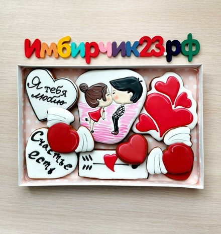 Имбирные пряники Любовь