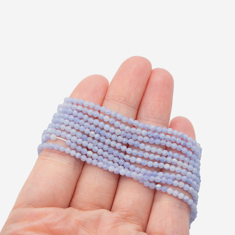 Сапфирин (имитация), 2,3мм, бусины в форме шара