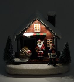 XM-747 Новогодняя миниатюра с подсветкой