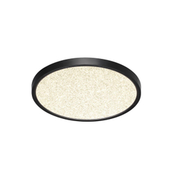7662/24L MITRA LED SN 555 Светильник пластик/белый/черный LED 24Вт 3000/4000K D300 IP40 OMEGA BLACK